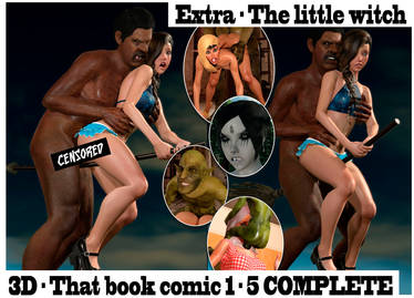 3D That book comic 1-5 COMPLETE + The little witch