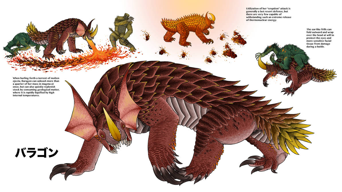 Trollmans Deviantart Folly of Man: Baragon by TrollMans on DeviantArt