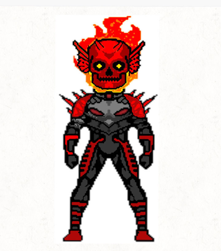 Cosmic demon rider by wedeeghzt on DeviantArt