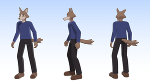 General Furry Wolf Male OC No.2 [3D Model Release]