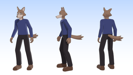 General Furry Wolf Male OC No.2 [3D Model Release]