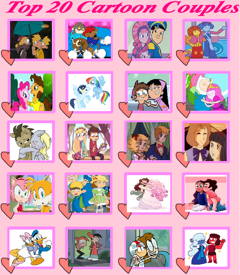 Top 20 Cartoon Couples by HorripiWebetClown on DeviantArt Top 20 Cartoon Couples by HorripiWebetClown on DeviantArt