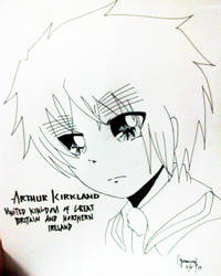 Hetalia~Arthur Kirkland Sketch