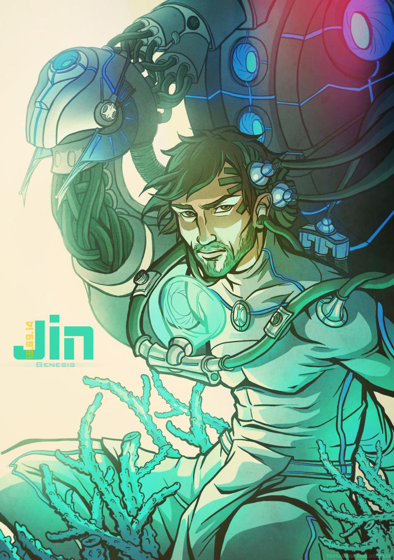 Jin Genesis - book cover 1 by DavinArfel