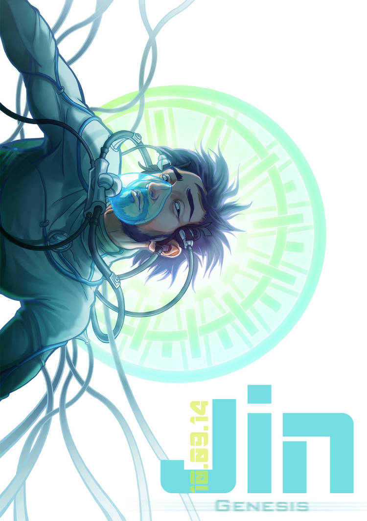 Jin Genesis - Cover book 2 by DavinArfel