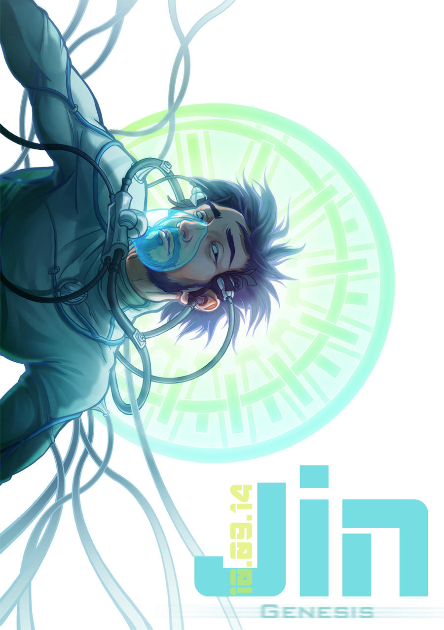 Jin Genesis - Cover book 2 by DavinArfel