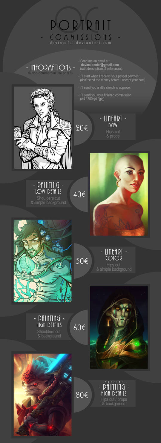 Commissions infos by DavinArfel