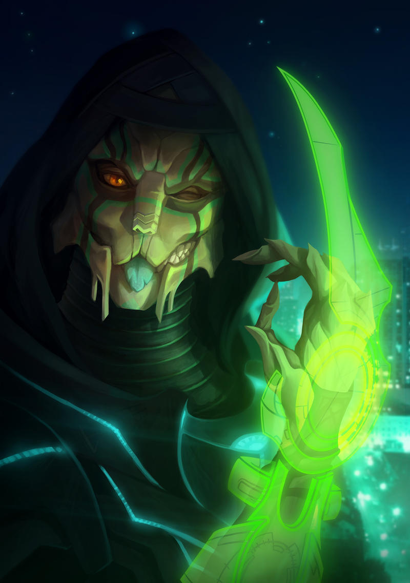 Commission - Vindex Treyn night by DavinArfel