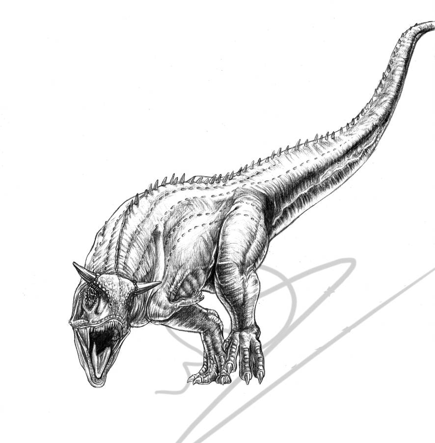 Carnotaurus Concept illustration by ArtOfNoxis on DeviantArt