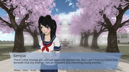 Yandere Simulator as a Visual Novel