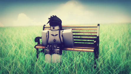 Thumbnail ~ Mistycshadow Is Sitting On A Bench