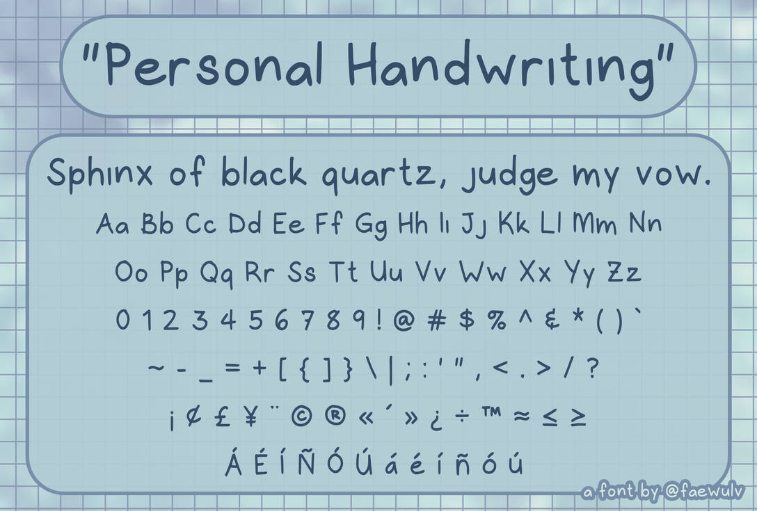 Font | Personal Handwriting by MidwestBarghest on DeviantArt