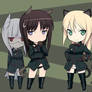 Strike witches - night witches of Karlsland chibi