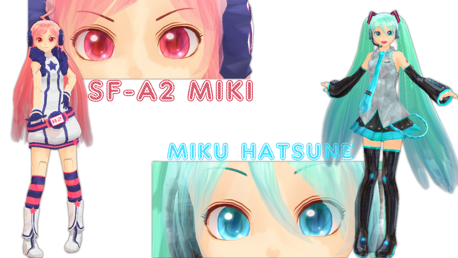 SF-A2 Miki and Miku Hatsune