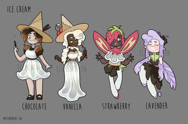 Ice CREAM adoptables-Witch/Fairy - FCFS - 3/4 OPEN