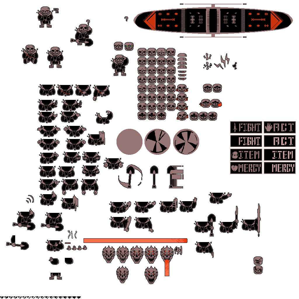 ArtStation - Underfell sans sprite