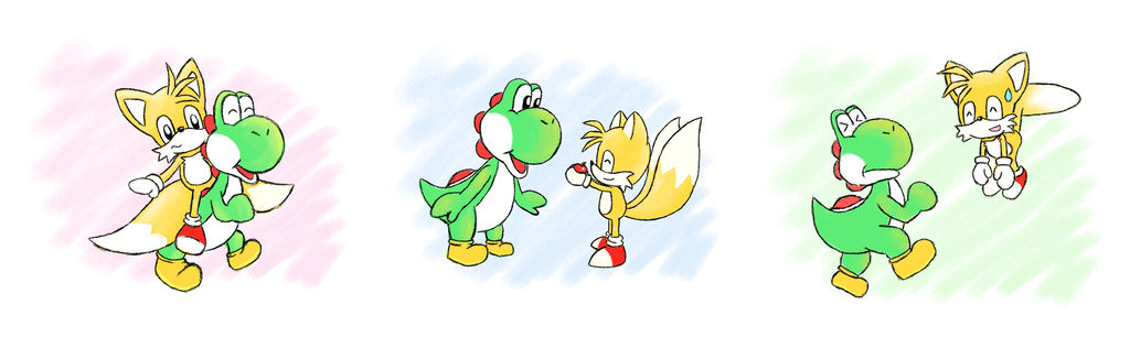 Yoshi and Tails