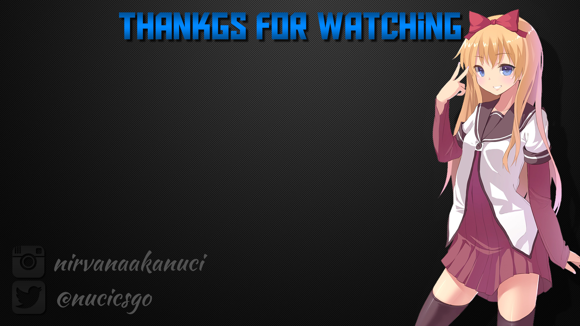 Thanks for watching - Stream overlay by IDarkTrooper on DeviantArt Thanks for watching - Stream overlay by IDarkTrooper on DeviantArt
