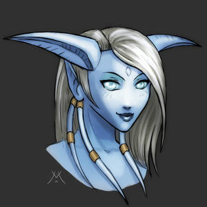 WOW FanArt Draenei Illusional