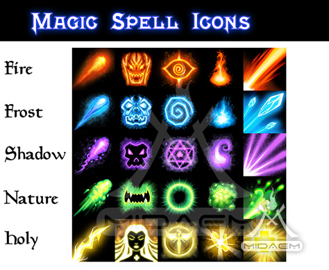 Magic Spell Icons