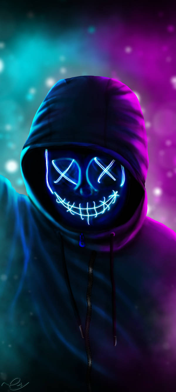 Neon Mask by TheB1ueCrafter on DeviantArt
