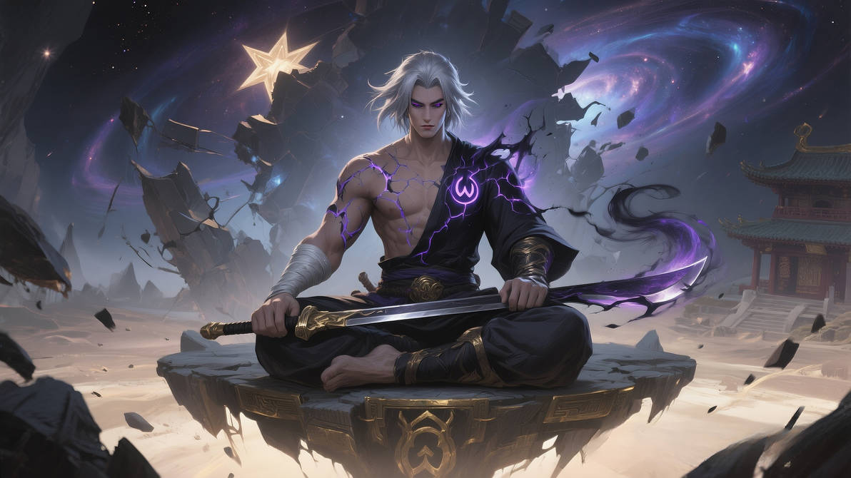 Master Rackozy Cosmic Master Dark Cosmic Master Yi (League of Legends) by Niphrimit on DeviantArt