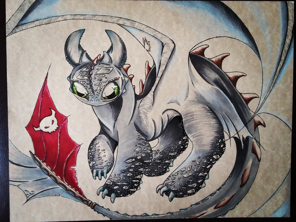 Toothlesds Oc Toothless fanart my OC by ElfWarrior-Emily on DeviantArt