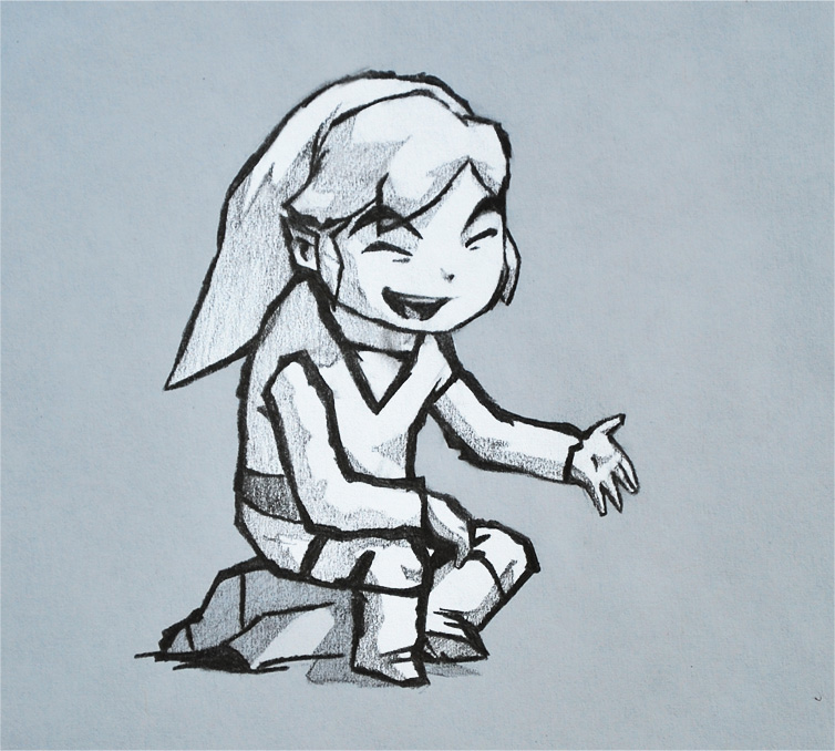 Zelda: Toon Link - Sketch