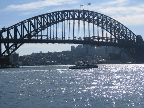 Sparkley Sydney Harbor Bridge