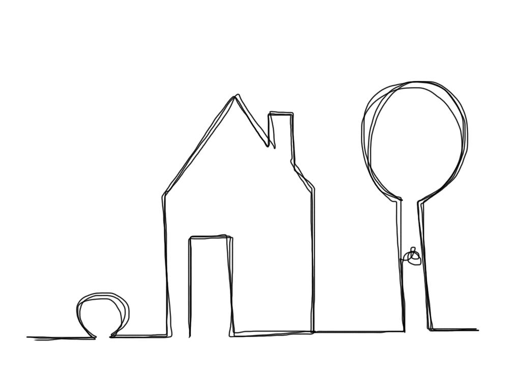 Simple Continuous Line Drawing