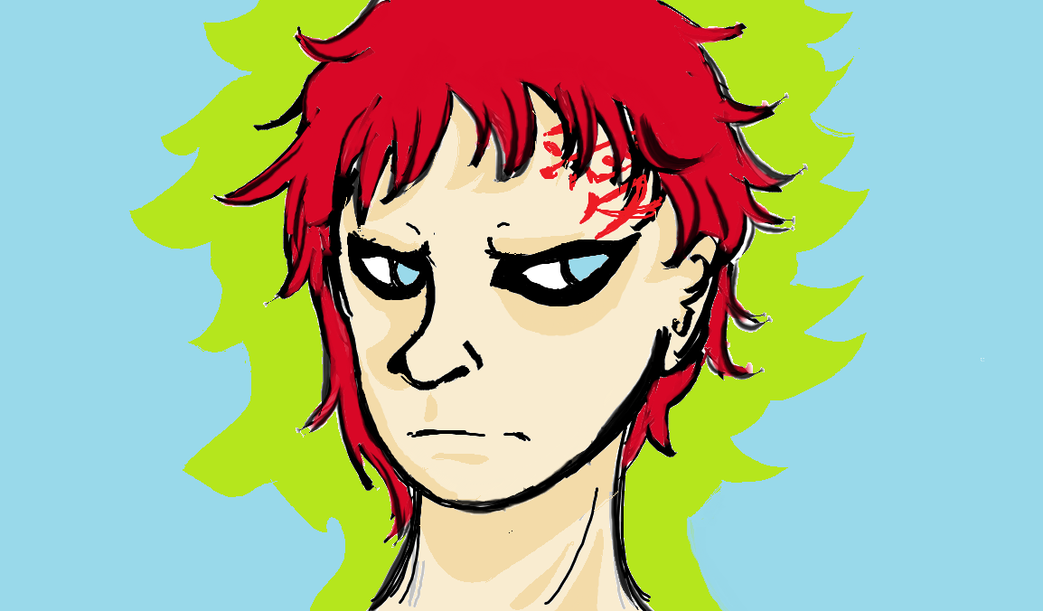 Unhappy Gaara