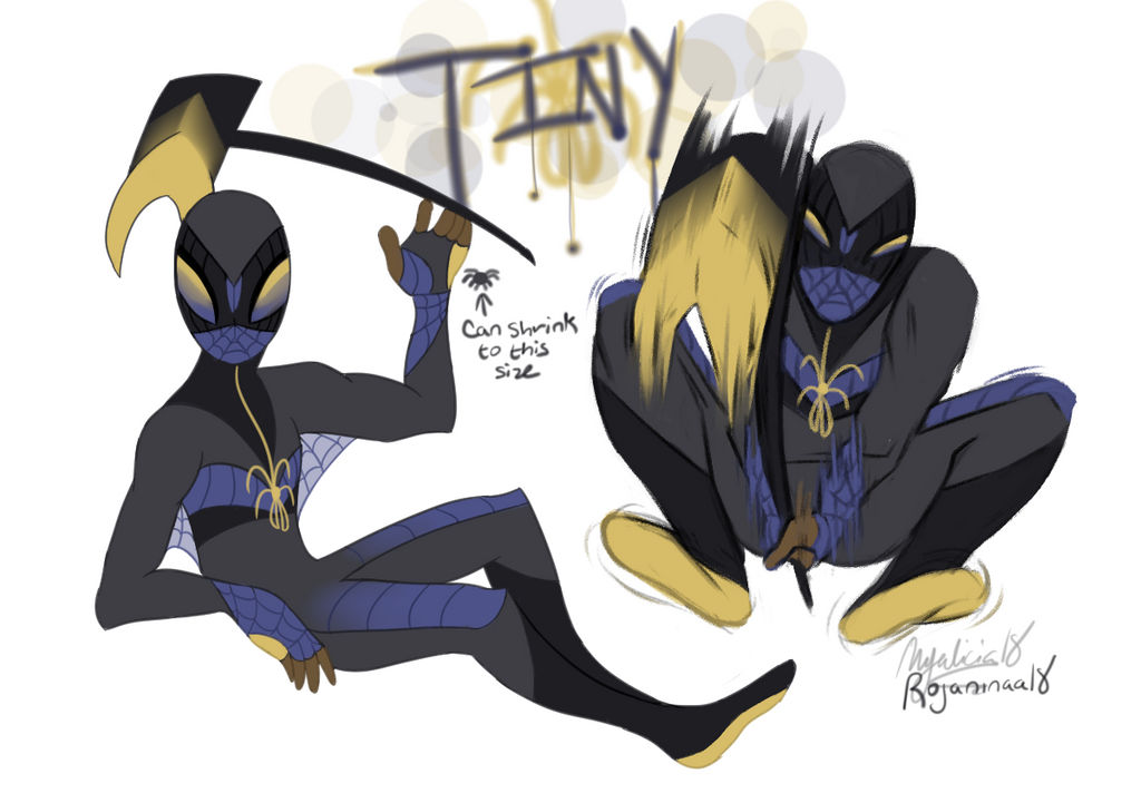 Doodles and Artstuffs — a tiny revamp of a spidersona I made a while back