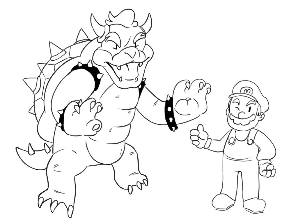 Mario And Bowser By Melonmade On DeviantArt