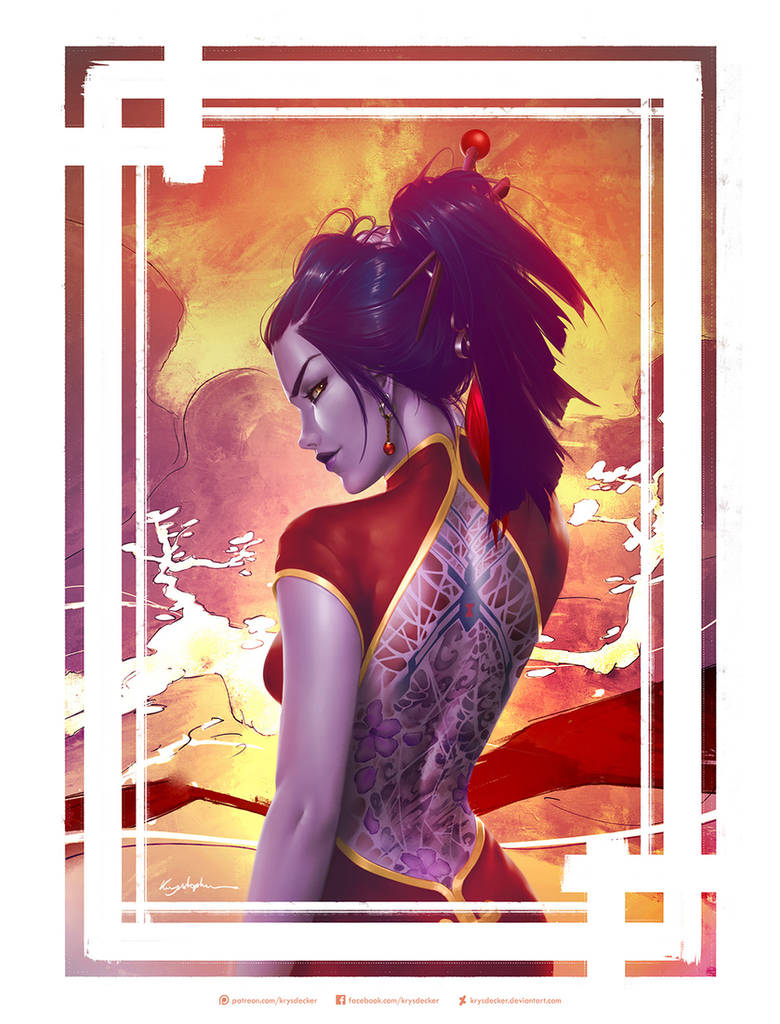 Year of the Rooster Widowmaker by krysdecker