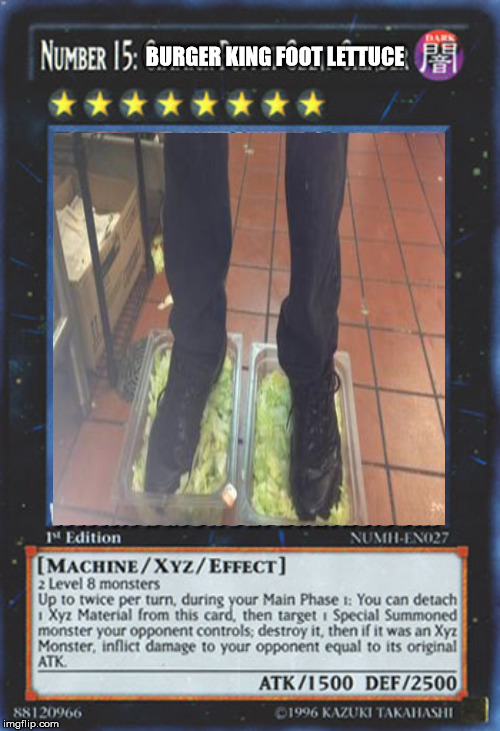 Number 15 Burger King Foot Lettuce by LightArcIndumati on DeviantArt
