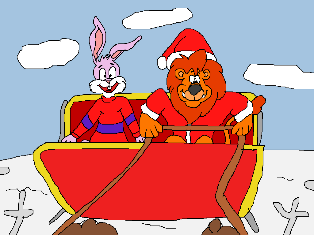 Say With Sam Rabbit Reader Rabbit and Santa Sam by TomArmstrong20 on DeviantArt