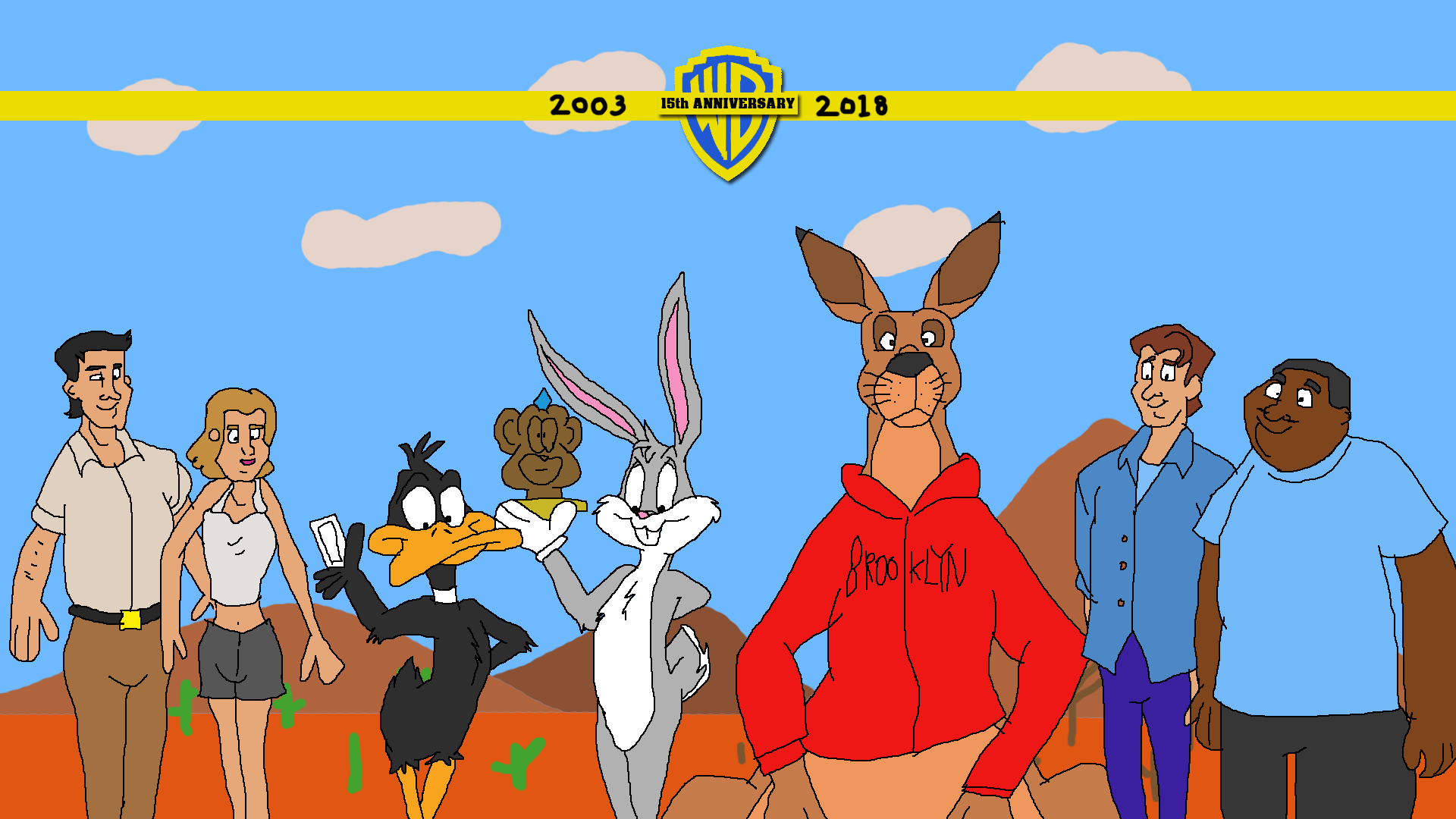 Kangaroo Jack And Looney Tunes Bia 15 Years By Tomarmstrong20.