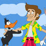 Bugs and Daffy meet Ace Ventura