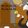 Sylvester trashes Daffy's Manor