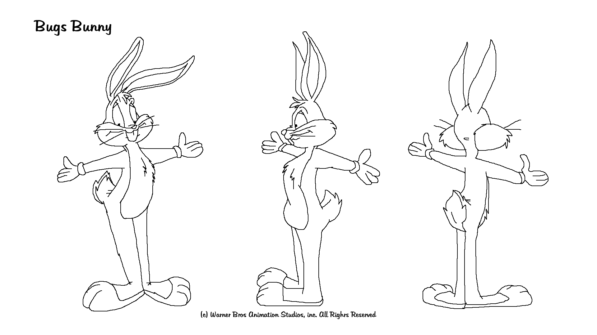 Bugs Bunny model sheet by TomArmstrong20 on DeviantArt