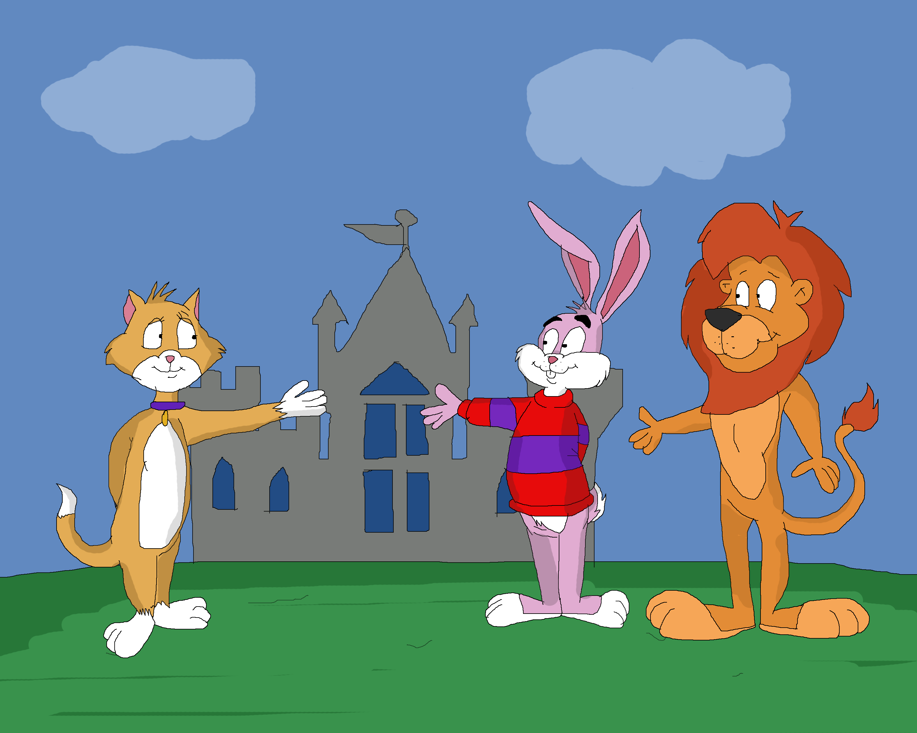  Reader  Rabbit  and Sam at Alton Towers by TomArmstrong20 on 