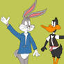 Bugs and Daffy as Bill and Ted