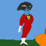 Freakazoid with Pumpkin