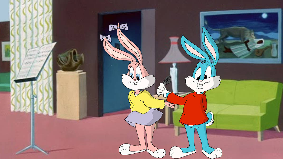 Buster Bunny and Babs Bunny in the music studio by TomArmstrong20 on ...