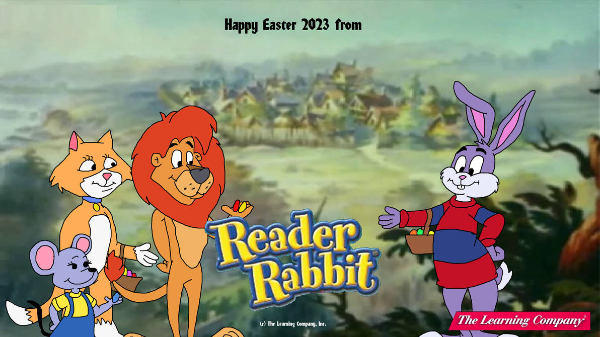 Armstrong Rabbit Happy Easter 2023 from Reader Rabbit by TomArmstrong20 on DeviantArt