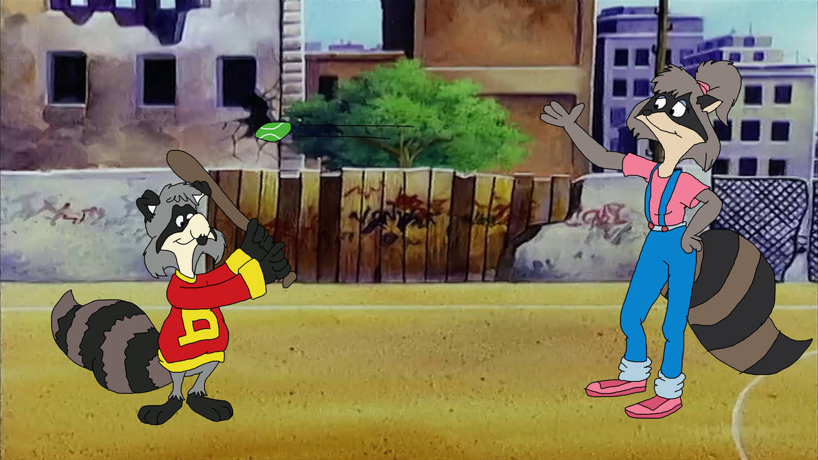 Strike Bert Raccoon you're out by TomArmstrong20 on DeviantArt