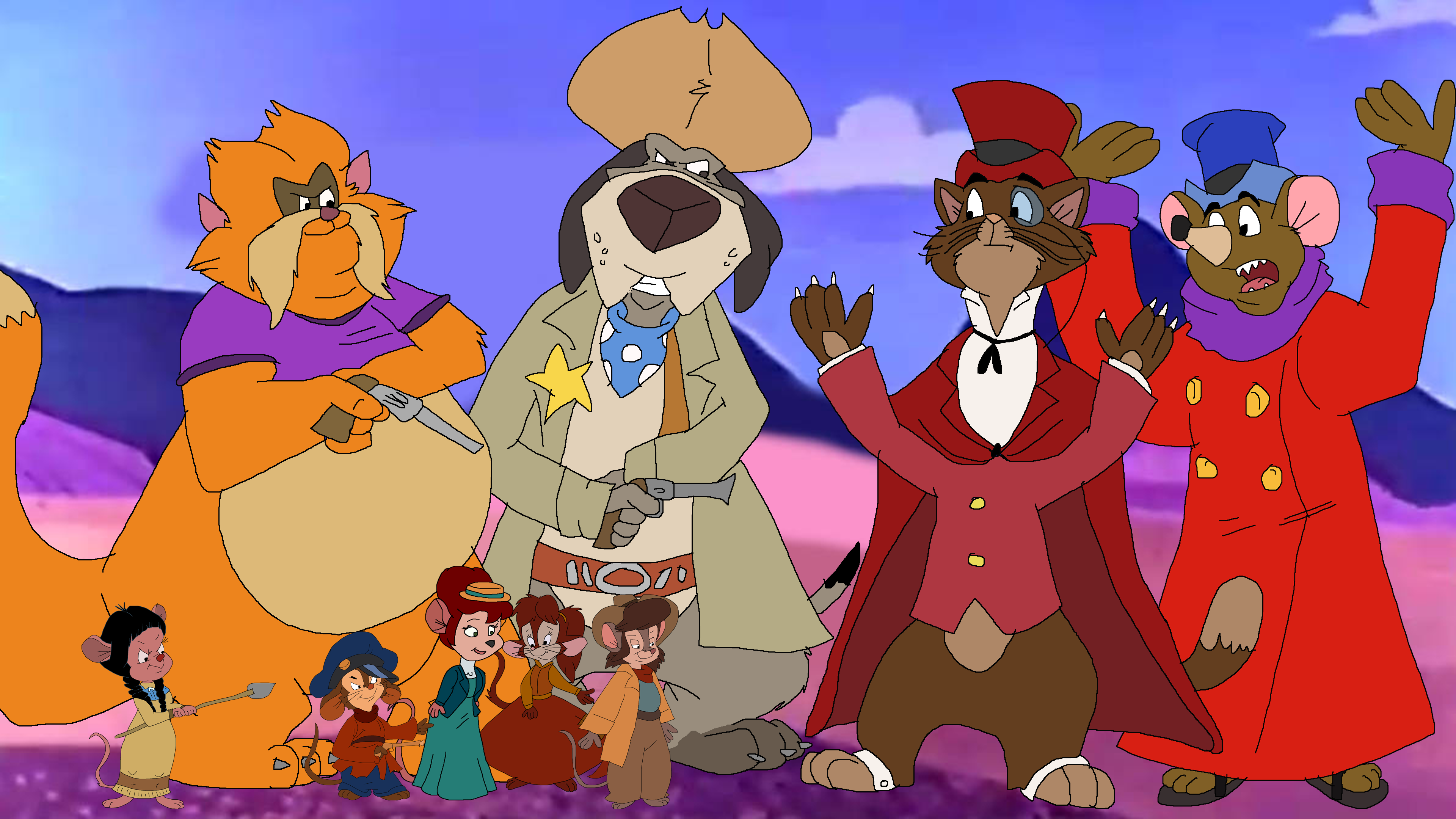 The Good the Bad and Fievel Mousekewitz by TomArmstrong20 on DeviantArt