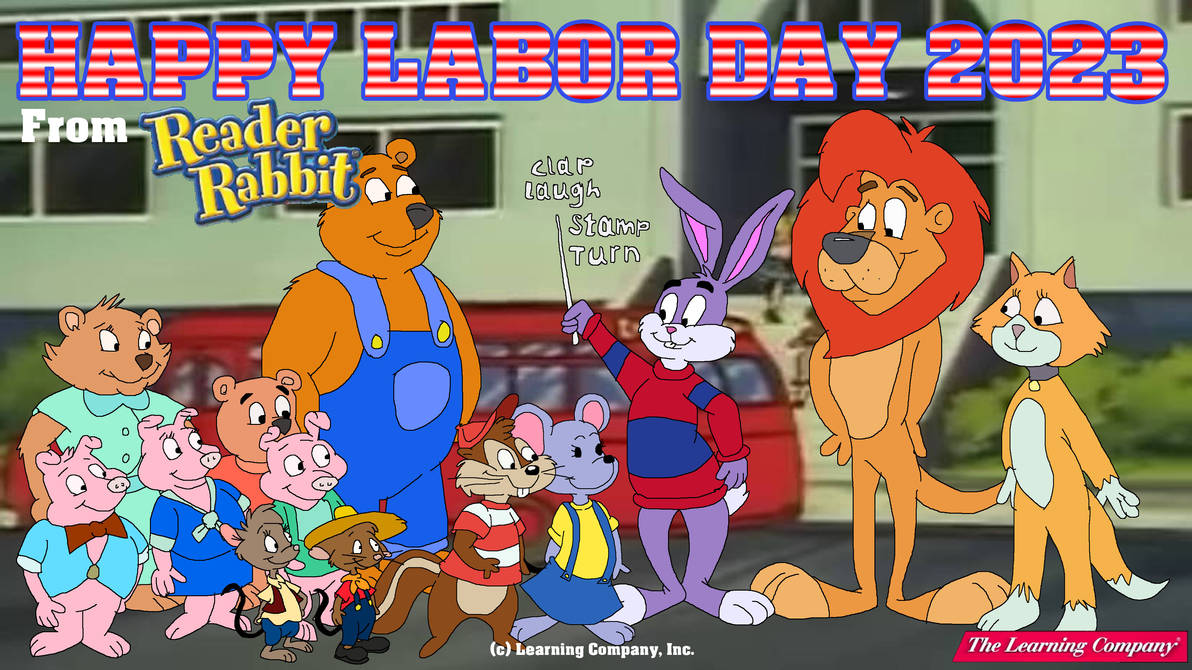 Armstrong Rabbit Happy Labor Day 2023 from Reader Rabbit by TomArmstrong20 on DeviantArt