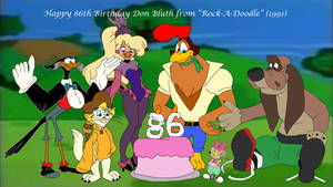 Happy 86th Birthday don Bluth from Rock A Doodle