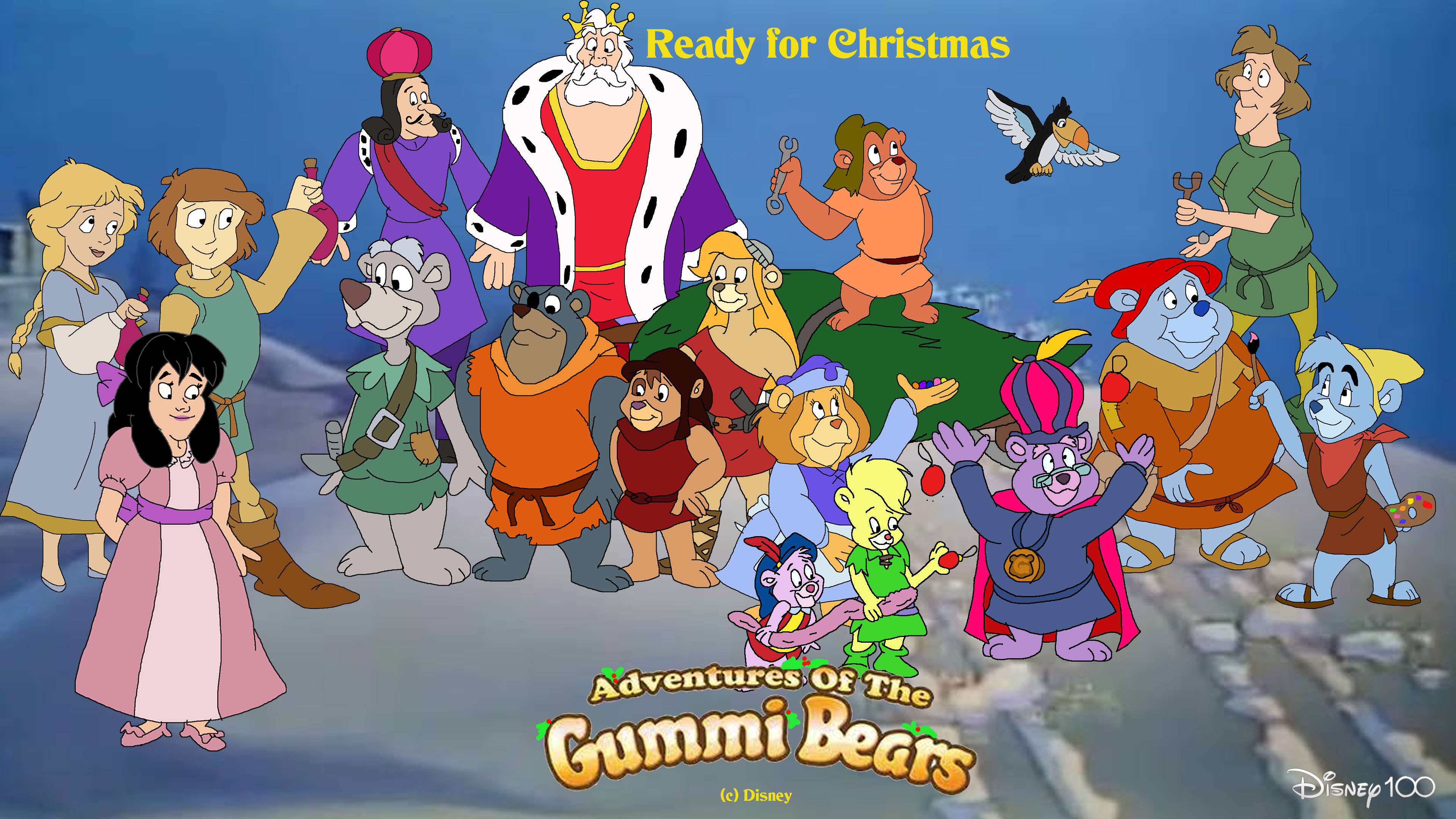 Deviantart Gummi Ready for Christmas with Gummi Bears by TomArmstrong20 on DeviantArt